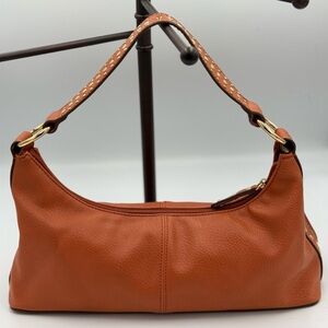 Bisou Bisou Shoulder Hobo Bag in Burnt Orange